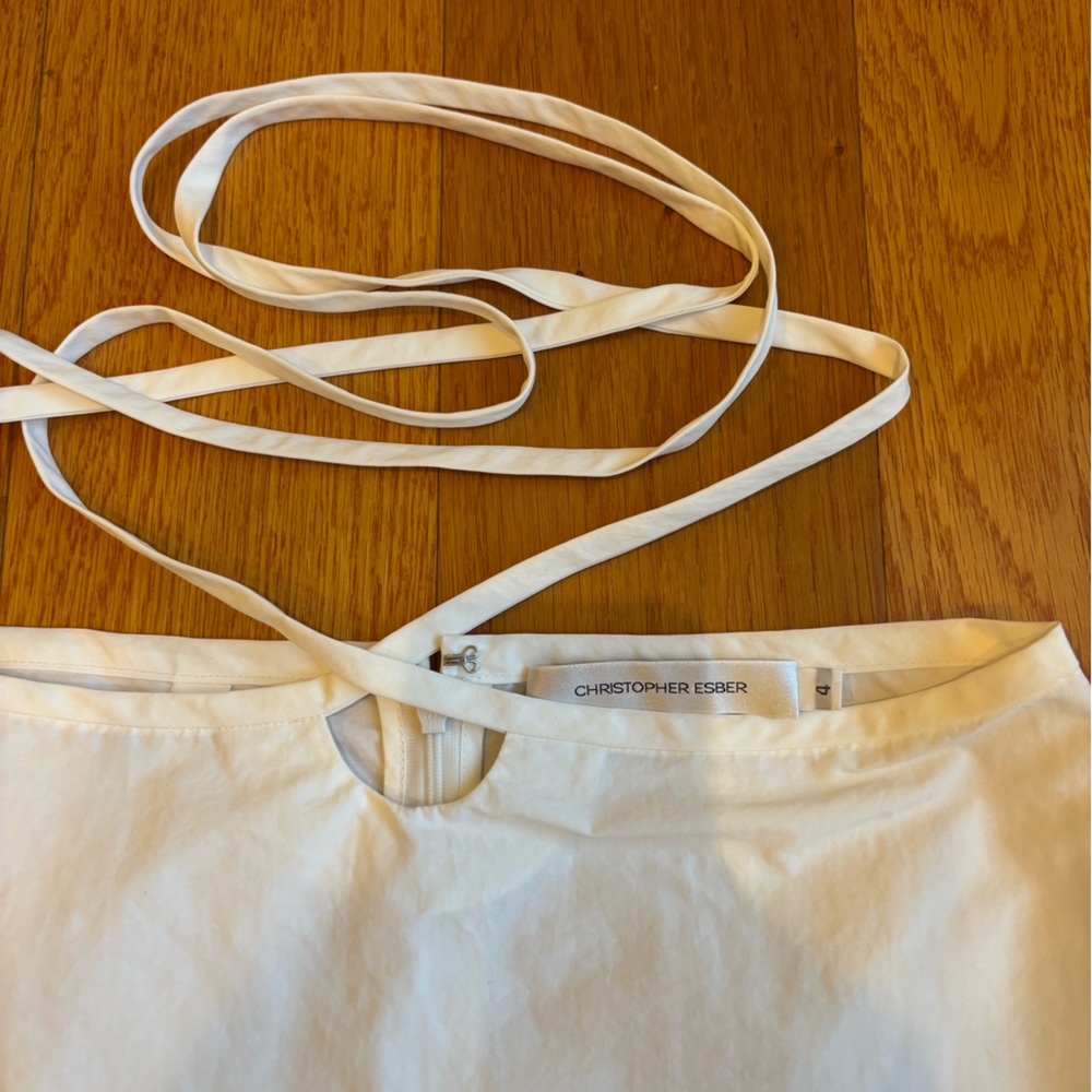 Christopher Esber Loophole Tie Skirt - Picture 7 of 13
